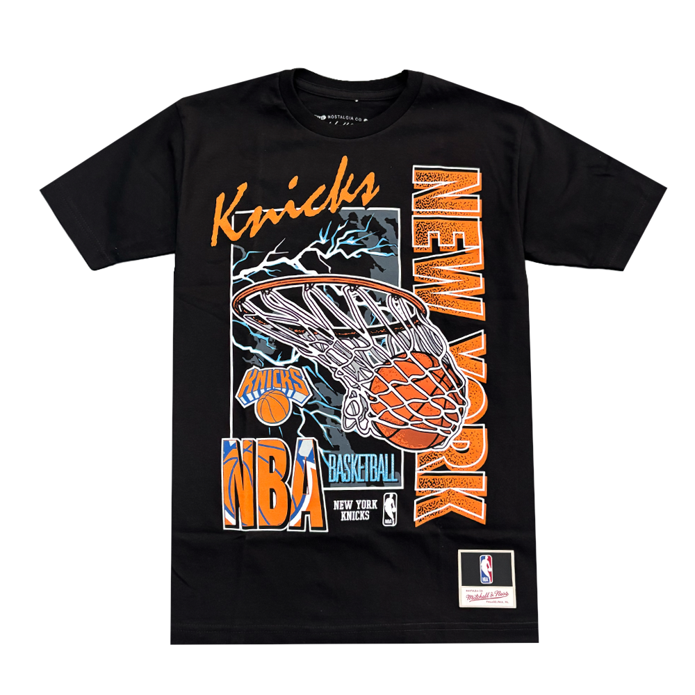 Mitchell & Ness NBA Current Team Lightning Swish TEE New York Knicks