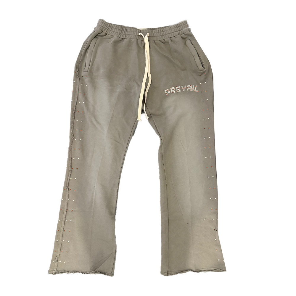 Legends Prevail Rhine stone Grey Sweatsuit