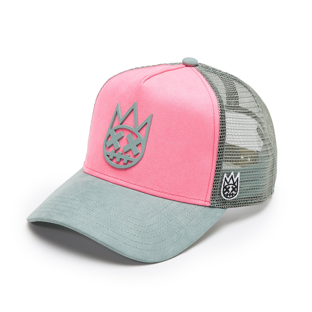 Cult's Logo Mesh Back Trucker Hat "Shimuchan" in Hot Pink