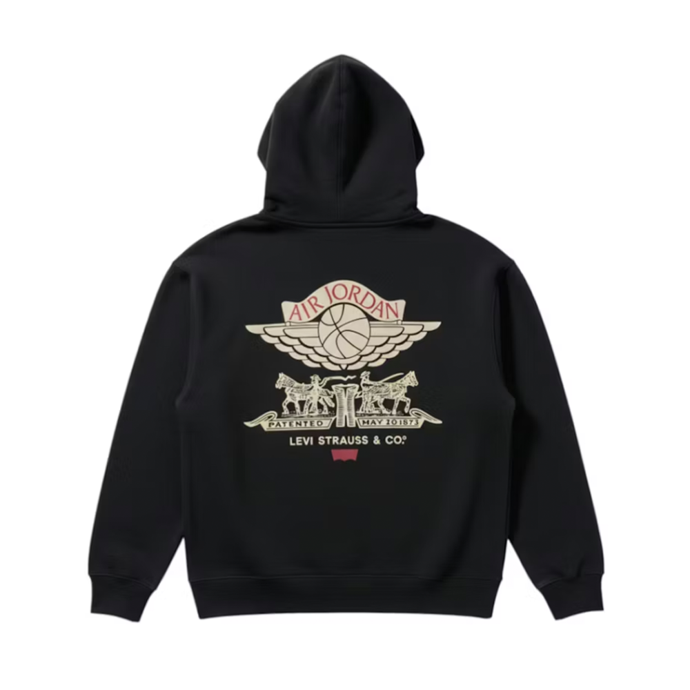 Jordan x Levi's Black Full-Zip Hoodie
