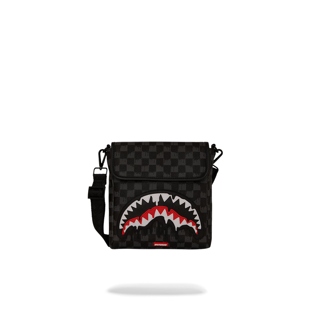 Sprayground Dripping Sharks In Paris Messenger Sling